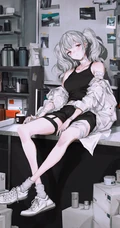 街道，办公室，餐厅，卧房等场景下的动漫女生漫画