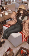 街道，办公室，餐厅，卧房等场景下的动漫女生漫画