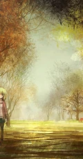 唯美的森林，公路，P站热门画师LM7笔下的场景漫画