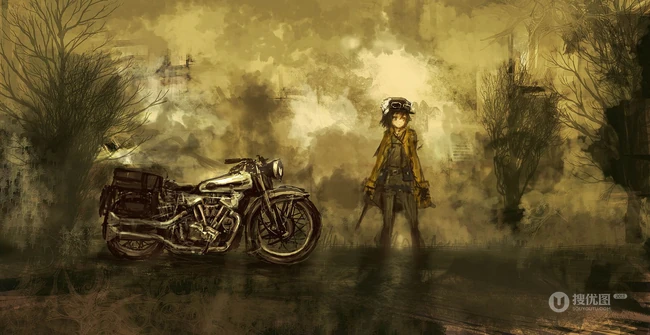 唯美的森林，公路，P站热门画师LM7笔下的场景漫画