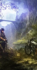 唯美的森林，公路，P站热门画师LM7笔下的场景漫画