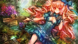 LM7画师的漫画作品壁纸，油彩线条画风唯美的漫画壁纸