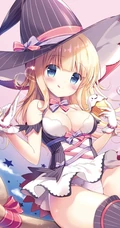 万圣节专属手机壁纸，可爱性感的制服动漫美女