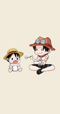 可爱的画风，日本漫画里的人物喂你吃饭系列手机壁纸