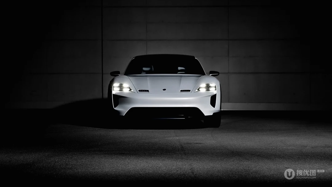 保时捷全新黑科技电动休旅车，型号Mission E Cross Turismo