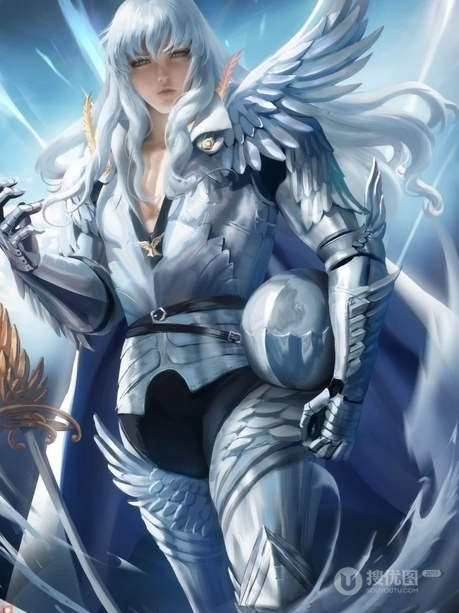 当小红帽变成佩剑骑士画师Sakimichan颠覆传统的奇幻漫画作品