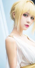 气质cos女生，国内模特夏美酱cos系列写真，现场照片图集