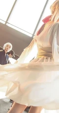 气质cos女生，国内模特夏美酱cos系列写真，现场照片图集