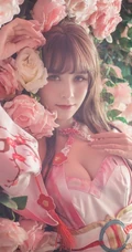 气质cos女生，国内模特夏美酱cos系列写真，现场照片图集