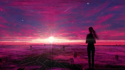 二次元，唯美梦幻的，插画，创意等好看的桌面壁纸图片