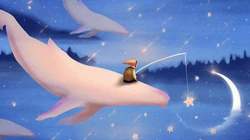 二次元，唯美梦幻的，插画，创意等好看的桌面壁纸图片