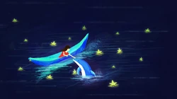 二次元，唯美梦幻的，插画，创意等好看的桌面壁纸图片