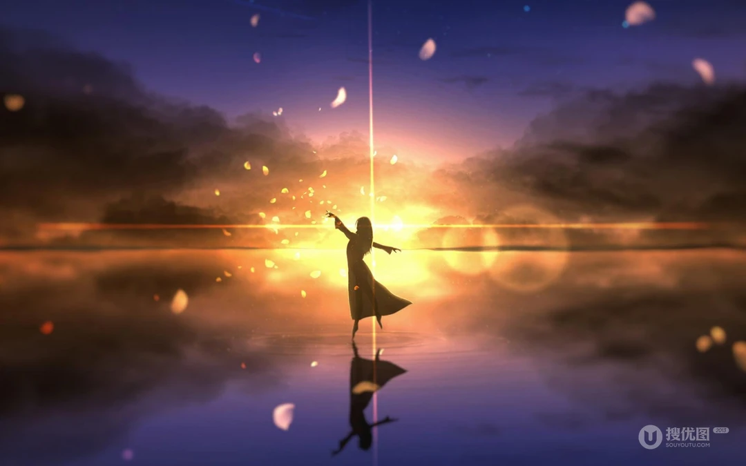 二次元，唯美梦幻的，插画，创意等好看的桌面壁纸图片