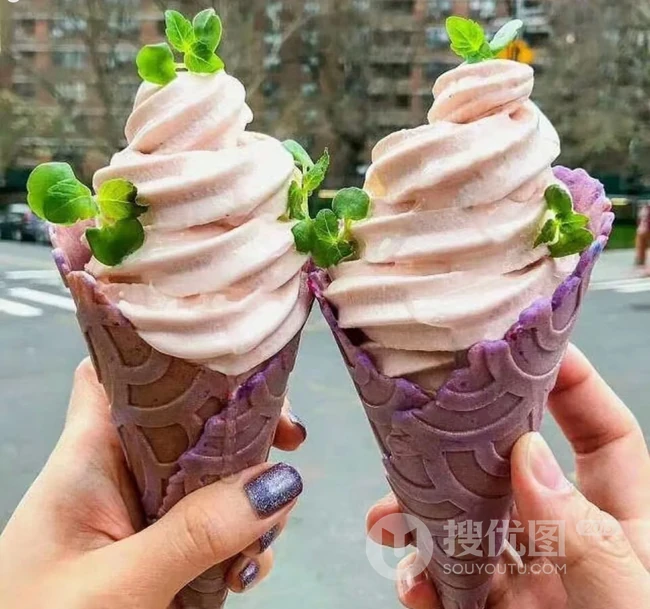 色彩缤纷的巧克力冰激凌图片，女生钟爱的甜食！ 第4张