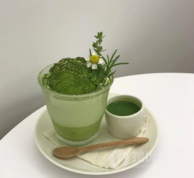 绿色的美食图片，抹茶绿美食 第7张