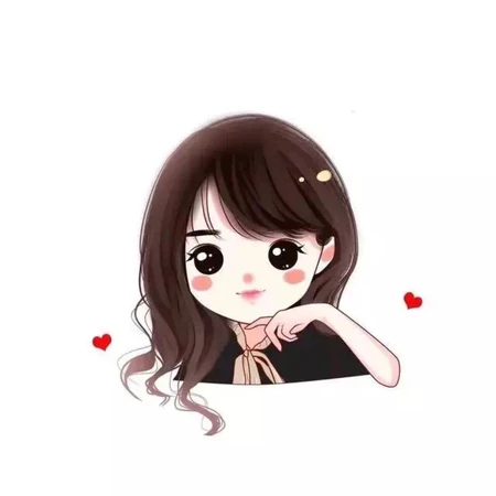 萌萌的可爱大眼睛的卡通女生头像