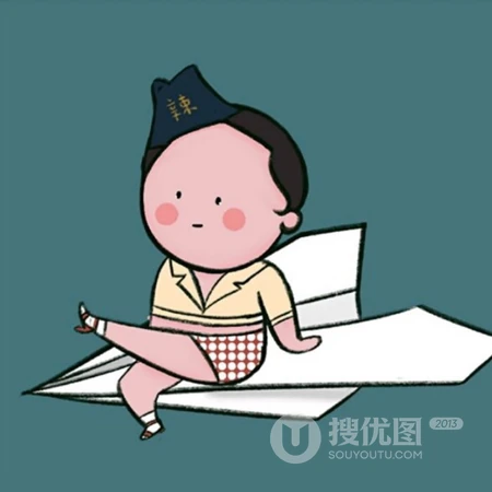 小眼睛圆脸萌娃的可爱QQ头像下载