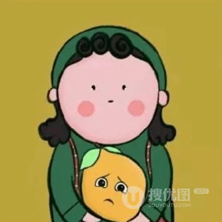小眼睛圆脸萌娃的可爱QQ头像下载