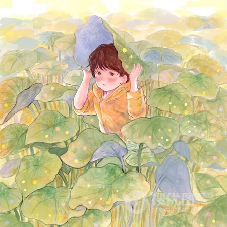 手绘田园风的小清新的头像图片
