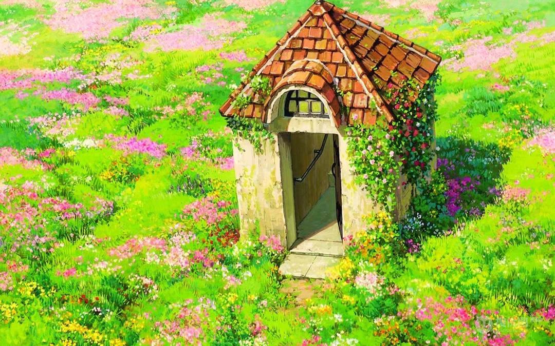 宫崎骏笔下的唯美梦幻动漫场景桌面图片
