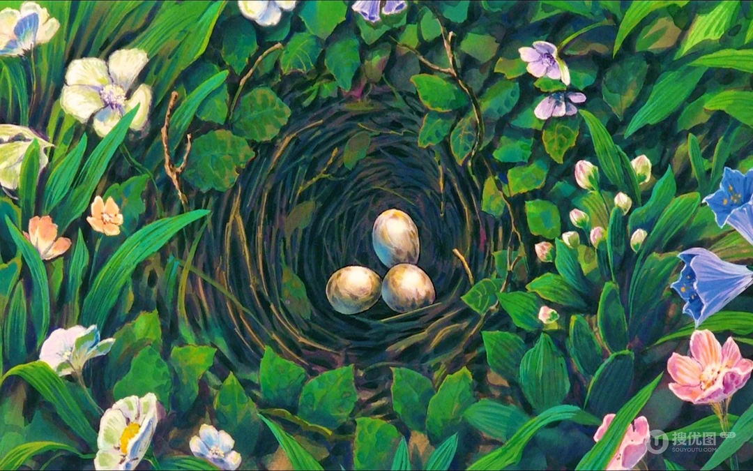 宫崎骏笔下的唯美梦幻动漫场景桌面图片