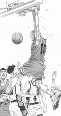 漫画《灌篮高手》高清篮球场竞技黑白插画图片