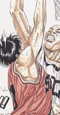 80后回忆&ldquo;灌篮高手&rdquo;彩绘插画图片