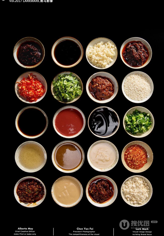 饺子_煎饺_大闸蟹_炸鸡腿以及各式酱料的唯美摄影图片 第4张