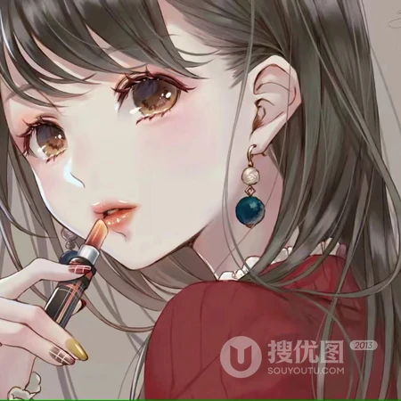 手绘高冷的动漫女生头像图片合集