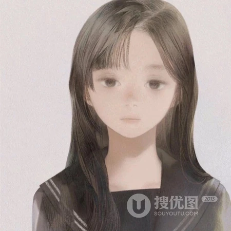 手绘高冷的动漫女生头像图片合集