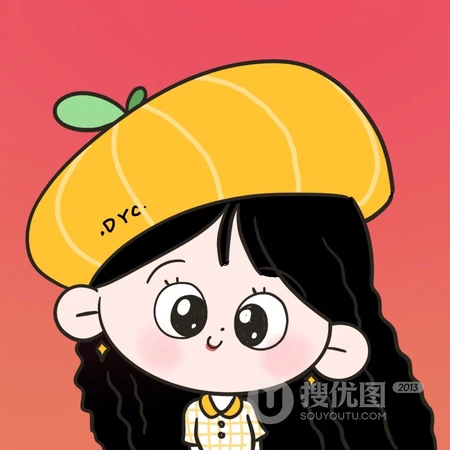 大眼卡通小女孩超可爱QQ头像图片