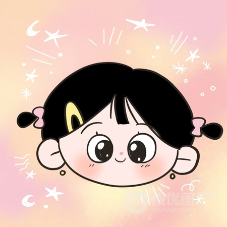 大眼卡通小女孩超可爱QQ头像图片