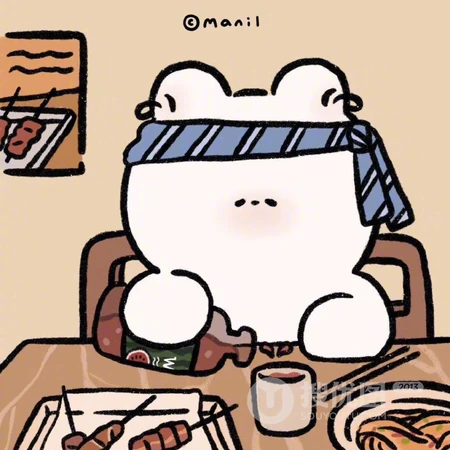胖胖的卡通小熊头像图片
