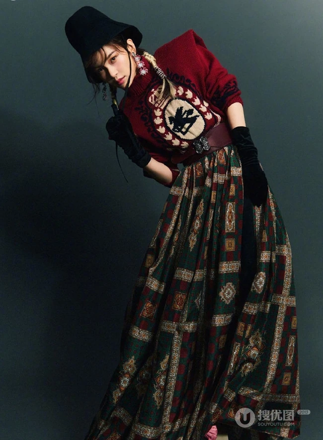 时尚百变魅力，女生明赵樱子各类服饰个性写真图片