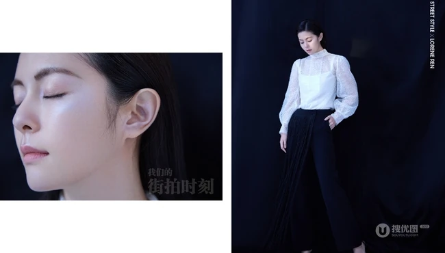 台湾女生任容萱《我们的街拍时刻》杂志写真大片