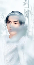 吴亦凡白色系梦幻宣传写真大片，头戴发箍个性十足