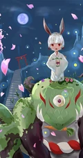 网易出品回合制游戏《阴阳师》女性角色版手机壁纸