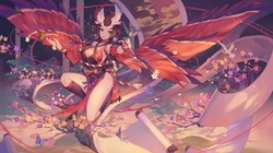 日式RPG手游&ldquo;阴阳师&rdquo;宣传版PC电脑壁纸
