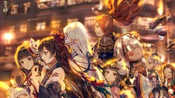 日式RPG手游&ldquo;阴阳师&rdquo;宣传版PC电脑壁纸