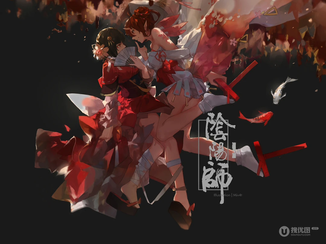 网易精品手机游戏《阴阳师》主要职业高清壁纸