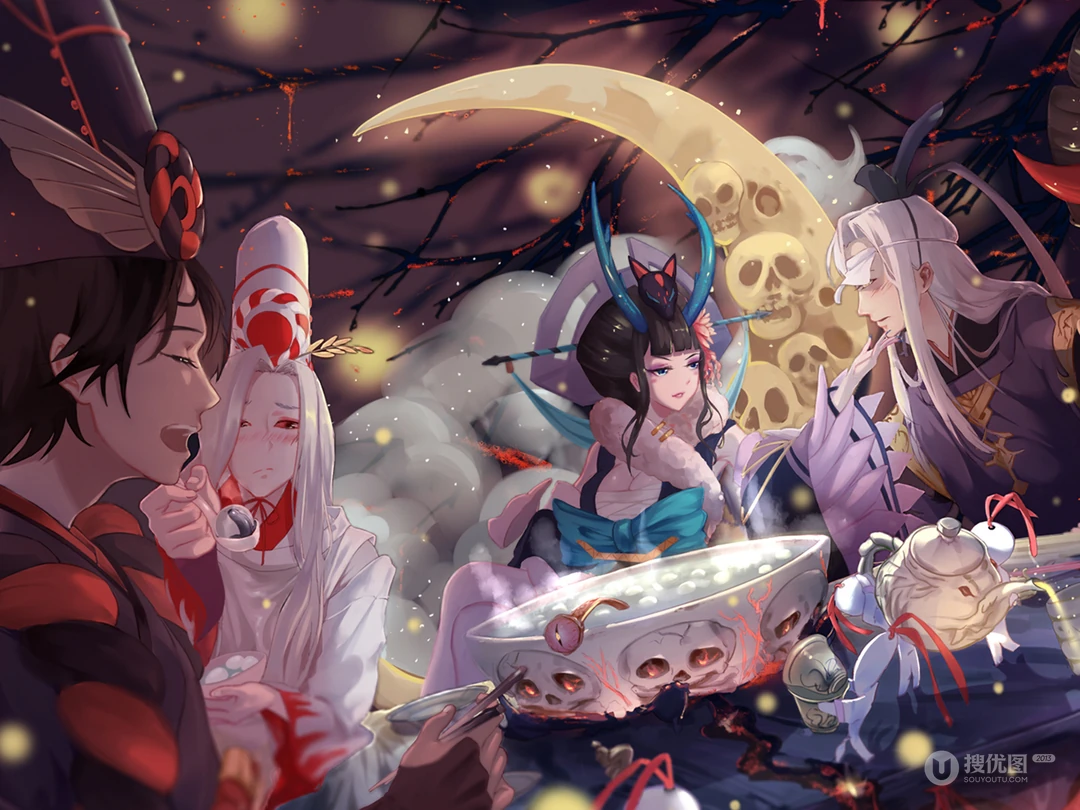 网易精品手机游戏《阴阳师》主要职业高清壁纸