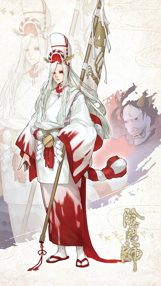 网易最新手机游戏《阴阳师》全职业角色高清画像手机壁纸