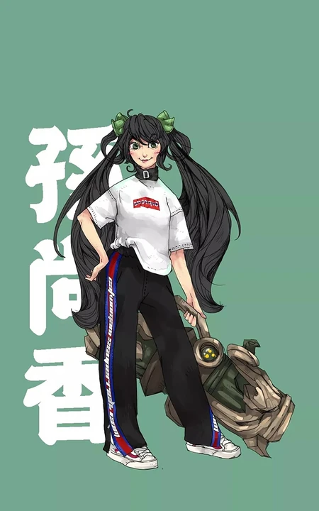王者荣耀里的潮男潮女们 潮版的王者荣耀英雄手机壁纸