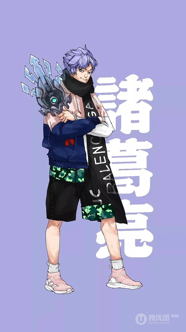 王者荣耀里的潮男潮女们 潮版的王者荣耀英雄手机壁纸