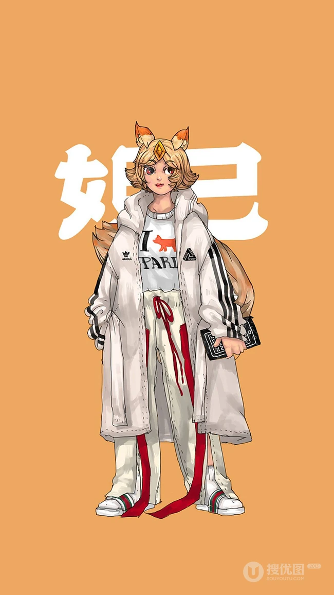 王者荣耀里的潮男潮女们 潮版的王者荣耀英雄手机壁纸