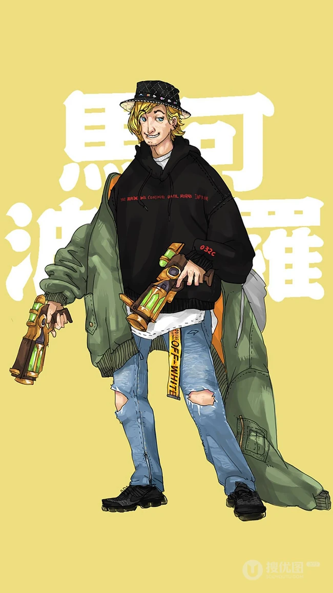 王者荣耀里的潮男潮女们 潮版的王者荣耀英雄手机壁纸