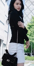 混血女生李诗颖Maxi Li黑白质感街拍写真大片