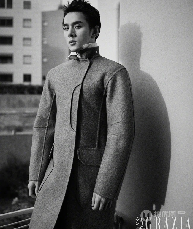 帅哥李佳琦个性潮流秋冬装《红秀》杂志写真大片