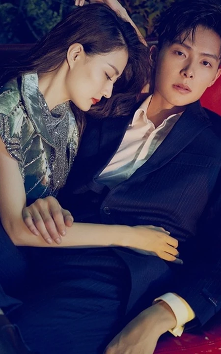 徐璐、张铭恩《时尚新娘》杂志写真大片，恩爱甜蜜又浪漫