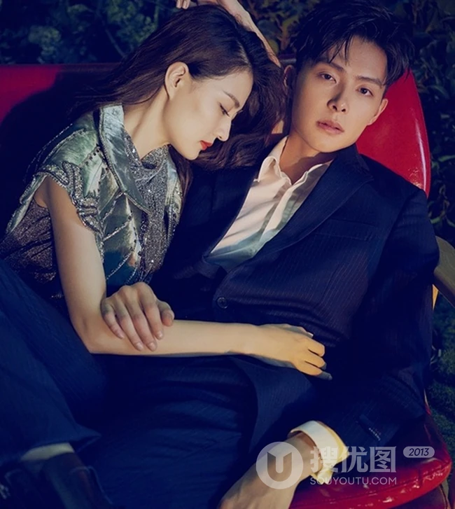 徐璐、张铭恩《时尚新娘》杂志写真大片，恩爱甜蜜又浪漫